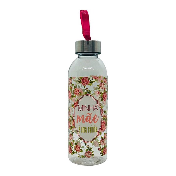 Garrafa com Alça - Minha Mãe é uma Rainha - 550ml  - 1 unidade - Rizzo