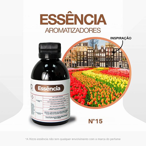 Essência Amsterdã Concentrada para Ambientes N°15 - 100 g - 1 unidade - Rizzo