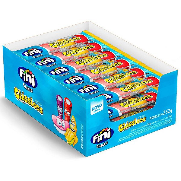 Chiclete Clássicos - 252g - 18 unidades - Fini - Rizzo