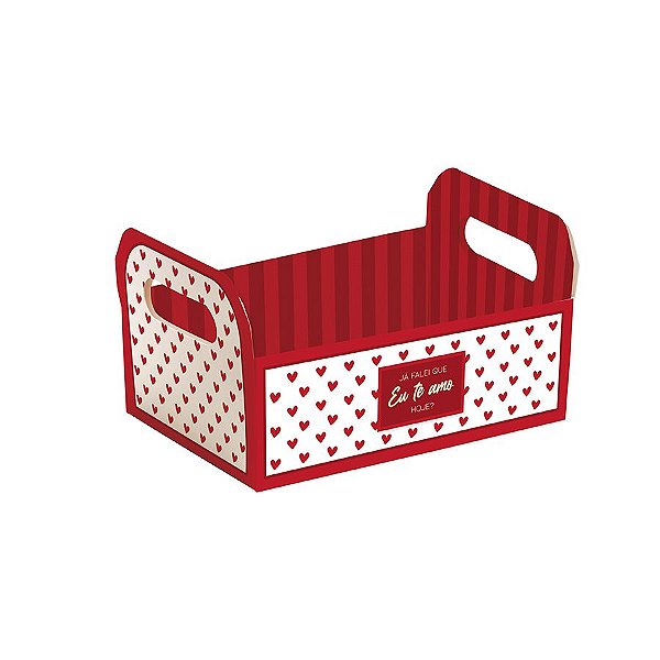 Caixote de Papel Cartão - Te Amo Hoje  - 1 unidade - Cromus - Rizzo