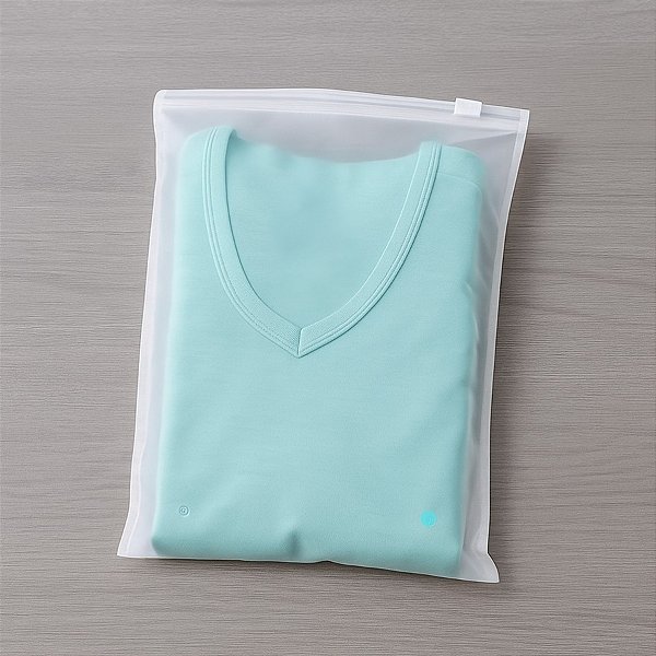 Saco Trilho Zip Transparente Fosco Com Furo - 30x20cm  - 50 unidades - Rizzo