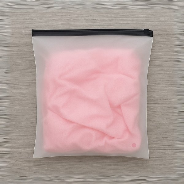 Saco Trilho Zip Preto - Transparente Fosco Com Furo - 14x18cm  - 50 unidades - Rizzo