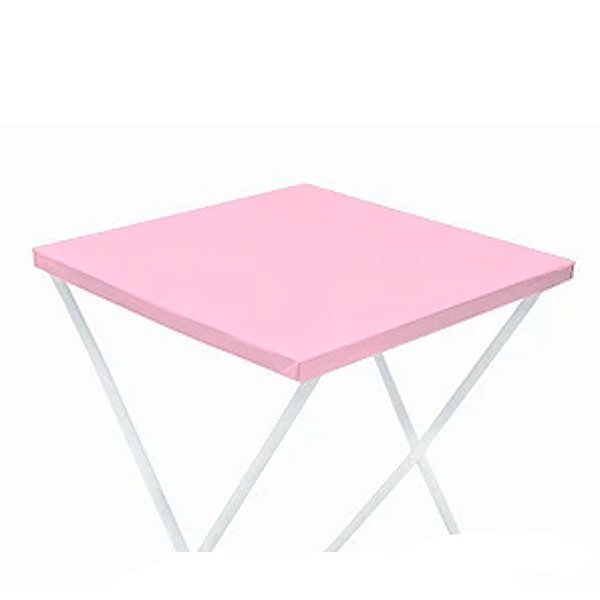 Toalha Plástica Cobre Manchas Perolizada - 78 x 78 cm - Rosa Candy - 10 unidades - CampFestas - Rizzo