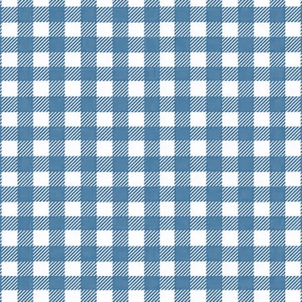 Tecido Autocolante Xadrez Azul 50x30cm - 1 unidade - Rizzo