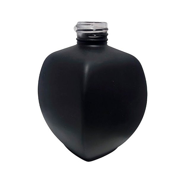 Frasco para Perfumaria de Vidro - Preto Fosco - 300ml - 1 unidade - Rizzo