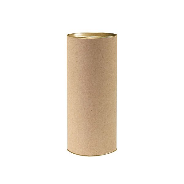 Lata para Presentes Rígida - Kraft - 1 unidade - Cromus - Rizzo