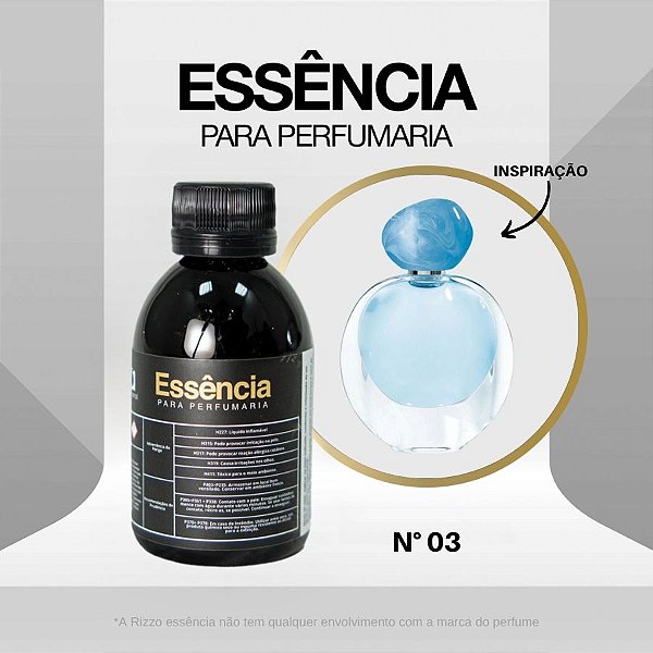 Essência Agua Di Gio Concentrada para Perfumaria N°03 - 100g - 1 unidade - Rizzo