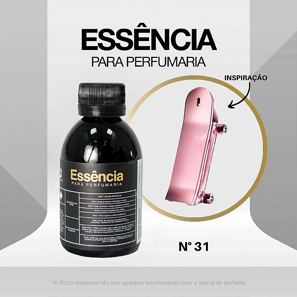 Essência Heroina Concentrada para Perfumaria N°31 - 100g - 1 unidade - Rizzo