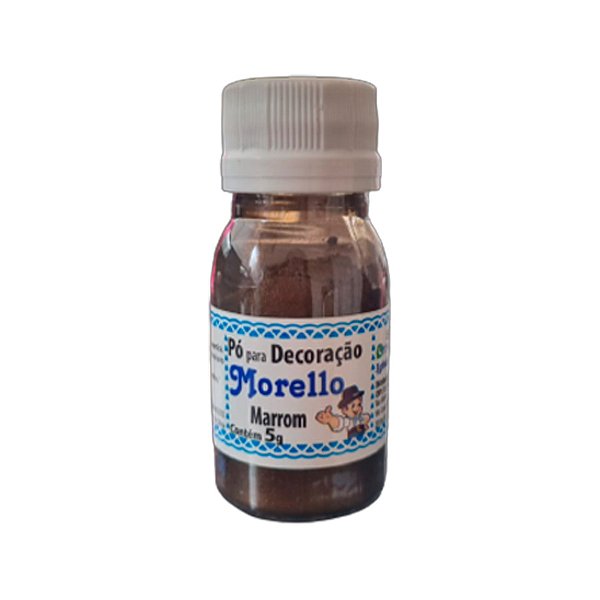 Pó para Decoração - Marrom - 5g - 1 unidade - Morello - Rizzo
