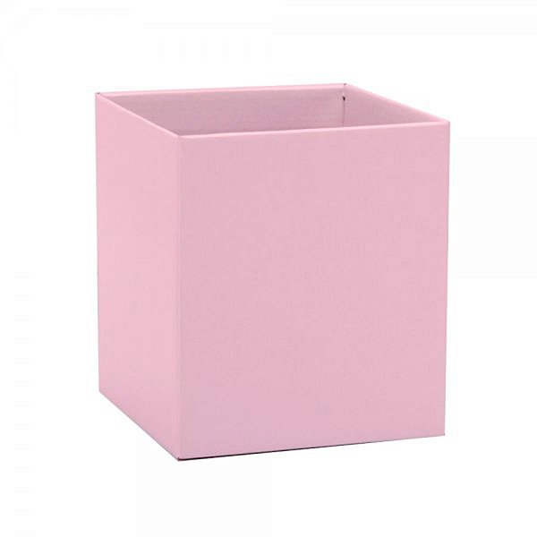 Cachepot Quadrado para Arranjos e Presentes - Rosa Quartz - 15cm - 1 unidade - Rizzo