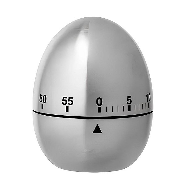 Timer para Cozimento Ovo Inox - 1 unidade - Mimo Style - Rizzo