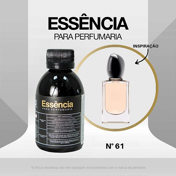 Essência Si Armani Concentrada para Perfumaria N°61 - 100g - 1 unidade - Rizzo
