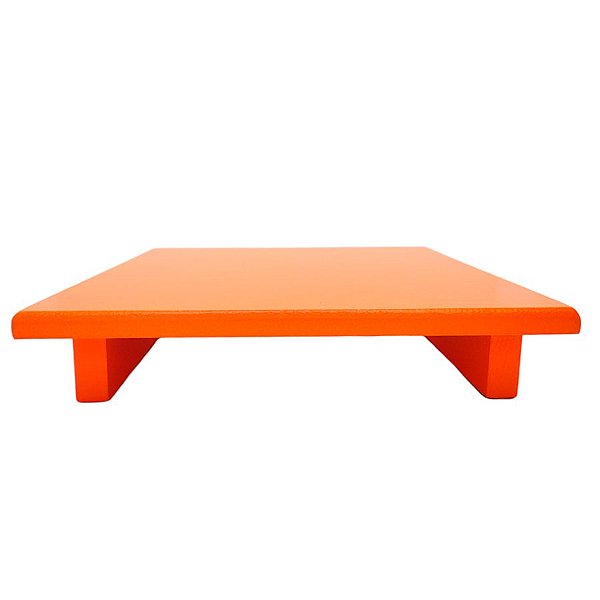 Suporte para Doces MDF - Laranja Neon - 20x4cm - 1 unidade - Rizzo