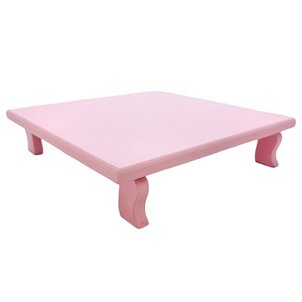 Suporte para Doces MDF - Rosa Bebê - 20x5cm - 1 unidade - Rizzo