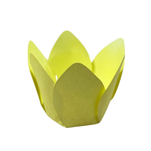 Forminha Para Doces Finos - Monaco - Amarelo Claro - 50 unidades - Decora Doces - Rizzo