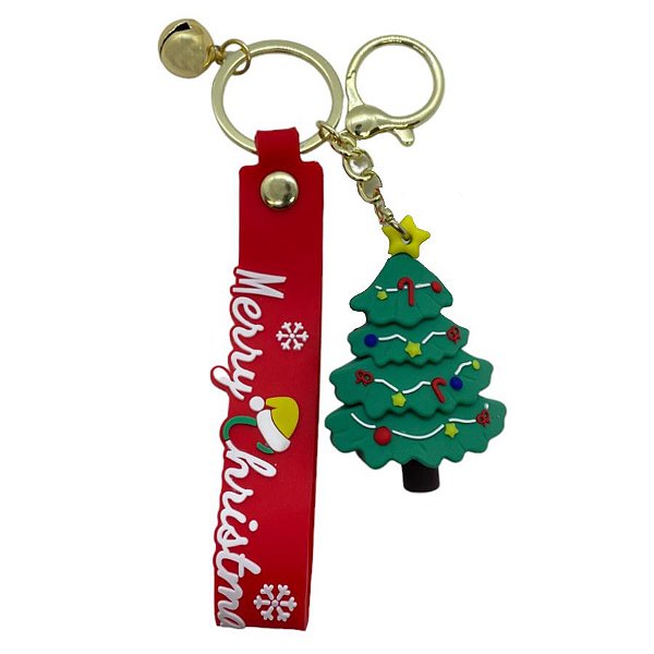 Chaveiro Árvore de Natal - 6cm - 1 unidade - Rizzo