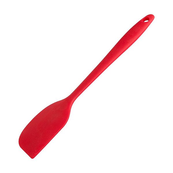 Espatula Pão Duro de Silicone - Vermelha - 20,5x4cm - 1 unidade - Clink - Rizzo