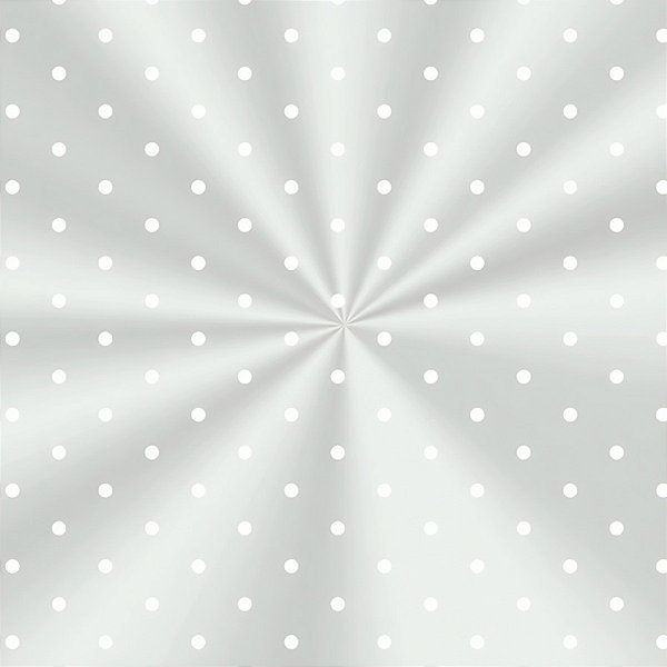 Saco Transparente Decorado - Poá Branco - 25x37cm - 100 unidades - Cromus - Rizzo