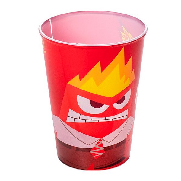 Copo Plástico Divertidamente 2 - Raiva - 320ml - 1 unidade - Plasútil - Rizzo