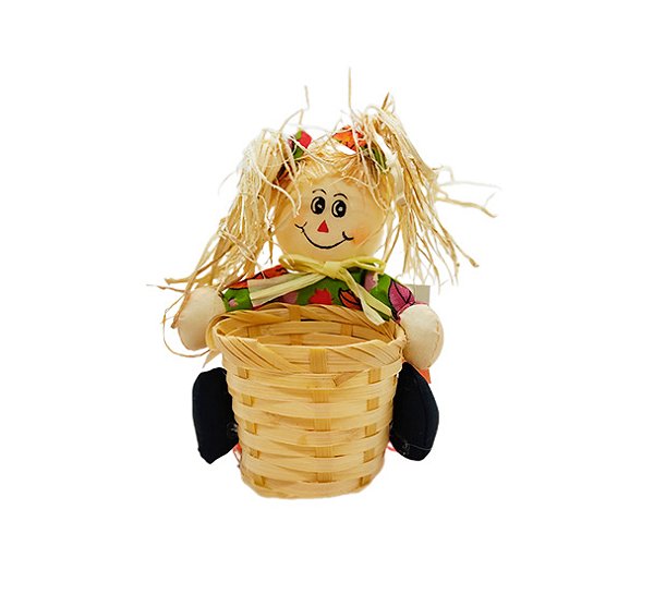 Cachepot Espantalho sem Chapéu - 25cm - 1 unidade - Rizzo