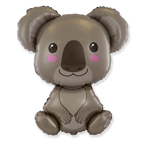 Balão de Festa Metalizado 33" 84cm - Koala Baby - 1 unidade - Rizzo