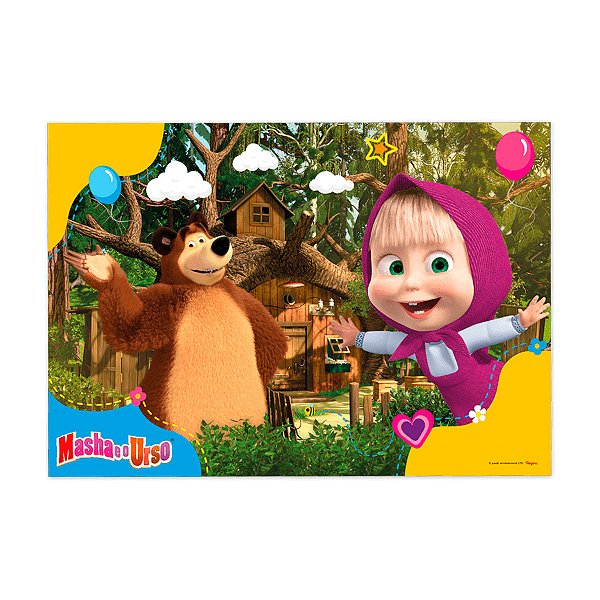 Kit Decorativo -  Masha e o Urso - 1 unidade - Regina - Rizzo