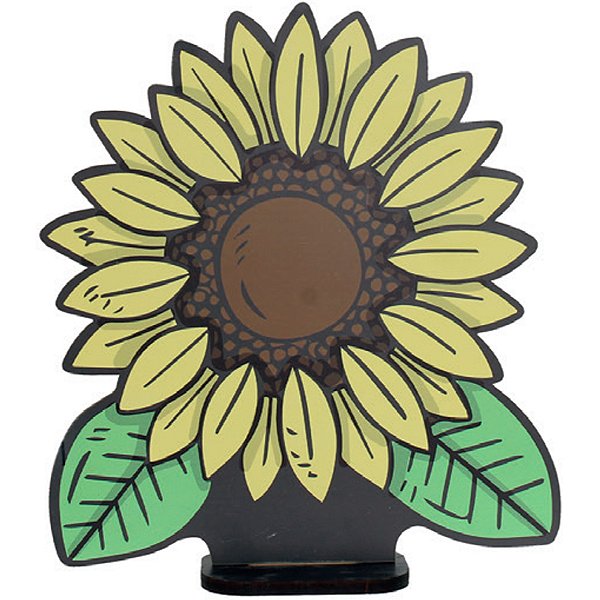 Display de Mesa em MDF - Girassol - 22x20cm - 1 unidade - Rizzo
