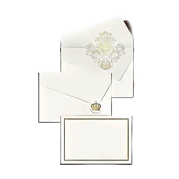 Convite - Casamento Clássico - 24 unidades - Cromus - Rizzo