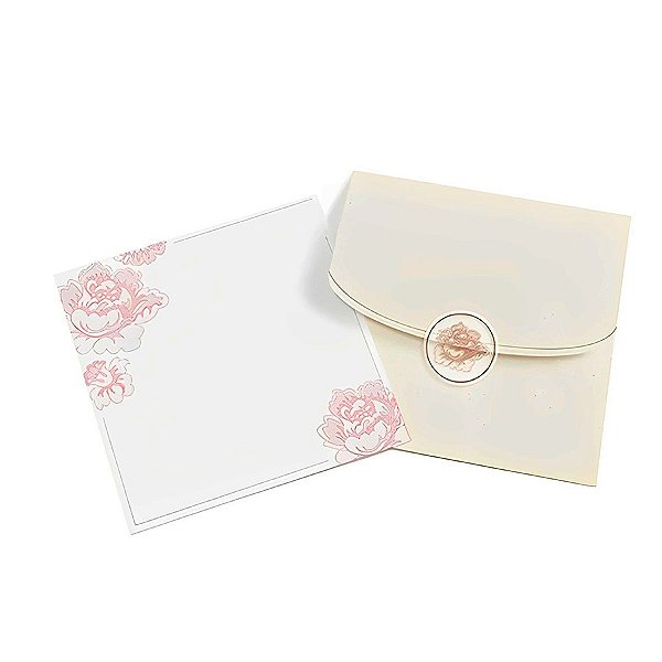 Convite - Casamento Romântico - 24 unidades - Cromus - Rizzo