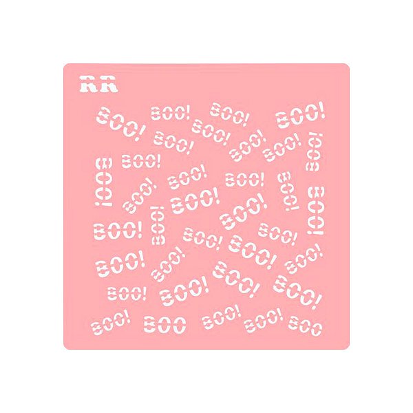 Stencil Halloween BOO - Ref. 4083 - 1 unidade - RR Cortadores - Rizzo