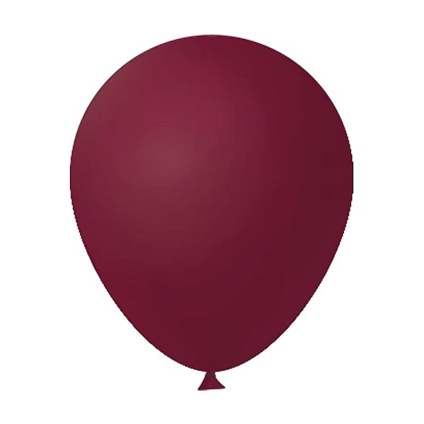 Balão de Festa Látex Liso - Amora - 1 unidade - FestBall - Rizzo