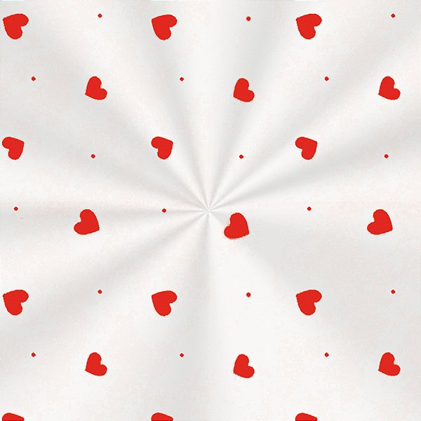 Saco Adesivado Decorado - Love Vermelho - 12x18cm - 100 unidades - Cromus - Rizzo