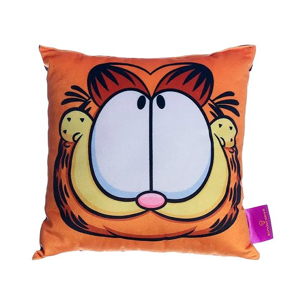 Almofada Fibra Veludo Garfield Paz - 25cm - 1 unidade - Zona Criativa - Rizzo