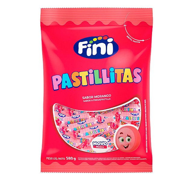 Bala Pastillitas - 580g - 1 unidade - Fini - Rizzo
