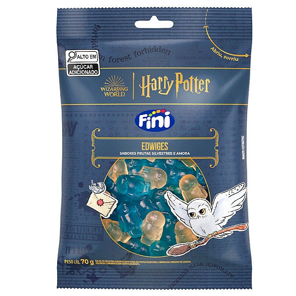 Bala Edwiges - Harry Potter - 70g - 1 unidade - Fini - Rizzo