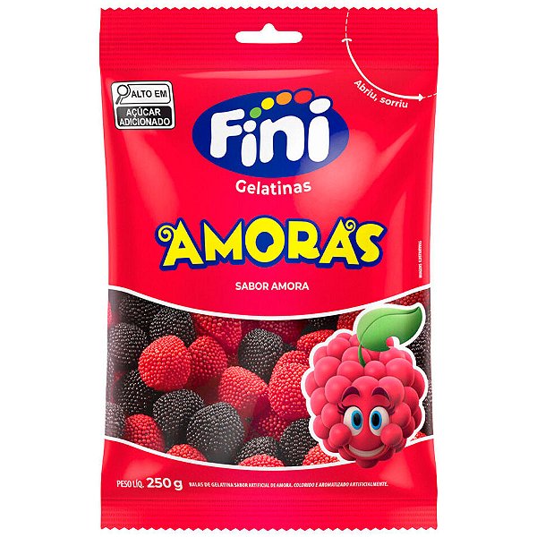 Amoras de Gelatina - 250g - 1 unidade - Fini - Rizzo