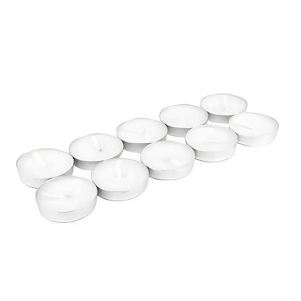 Vela Branca - 3,5cm - 10 unidades - Rizzo