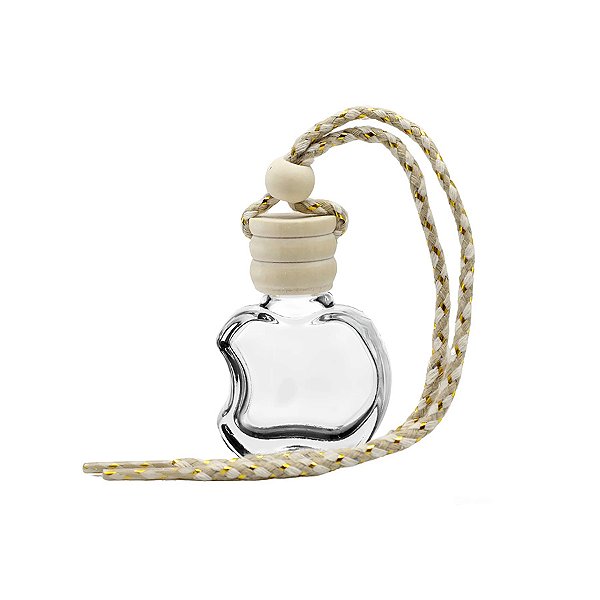 Frasco para Aromatizador de Carro Transparente - Maçã - 5ml - 1 unidade - Rizzo