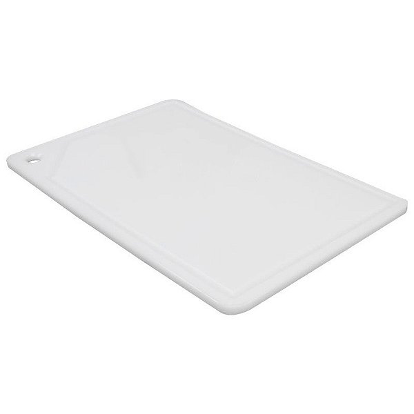 Placa para Corte em Polietileno - Branco - 20x25cm - 1 unidade - Solrac - Rizzo