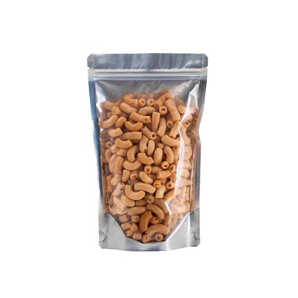 Saco de Papel Prata Frente Transparente Stand Up Pouch Zip 10x15x3,5cm - Hermético e Impermeável Dentro e Fora - 50 un