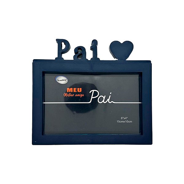 Porta Retrato Pai - Meu Melhor Amigo Pai - 17,2x15,5cm - 1 unidade - Rizzo