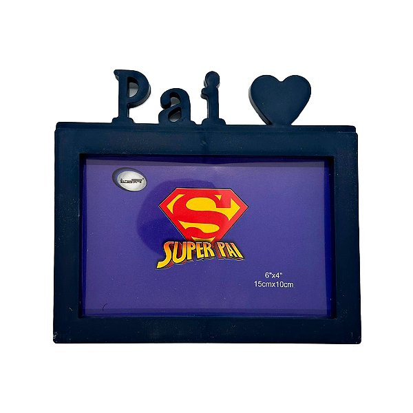 Porta Retrato Pai - Super Pai - 17,2x15,5cm - 1 unidade - Rizzo