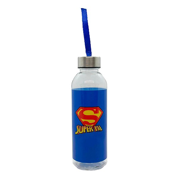 Garrafa de Plástico - Super Pai - 550ml - 1 unidade - Rizzo