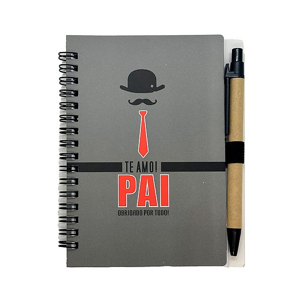 Bloco para Anotação com Caneta - Te Amo Pai - 10,6x15,1cm - 1 unidade - Rizzo