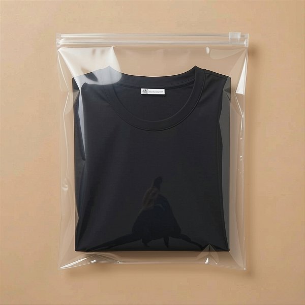 Saco Trilho Zip Transparente - Trilho Transparente - 30x35cm - 50 unidades - Rizzo