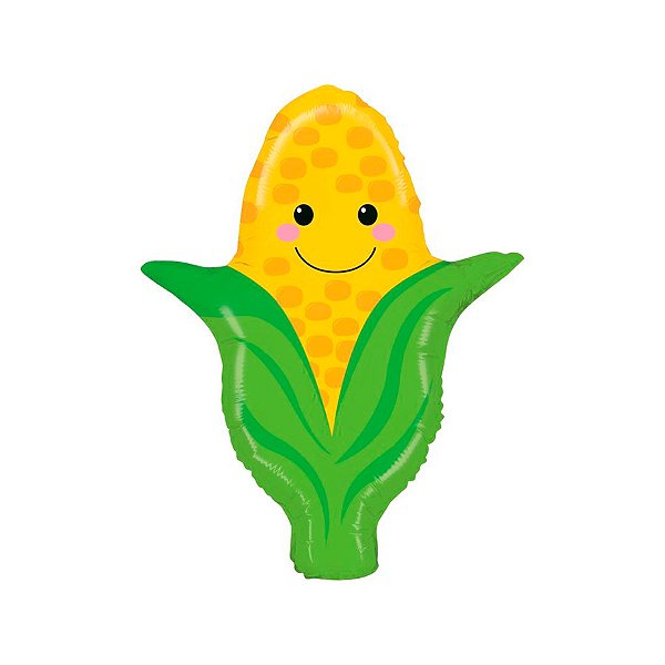 Balão de Festa Metalizado 27" 68cm - Milho - 1 unidade - Rizzo