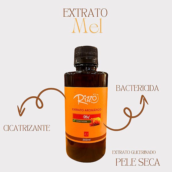 Extrato Natural de Mel para Perfumaria - 250ml - 1 unidade - Rizzo