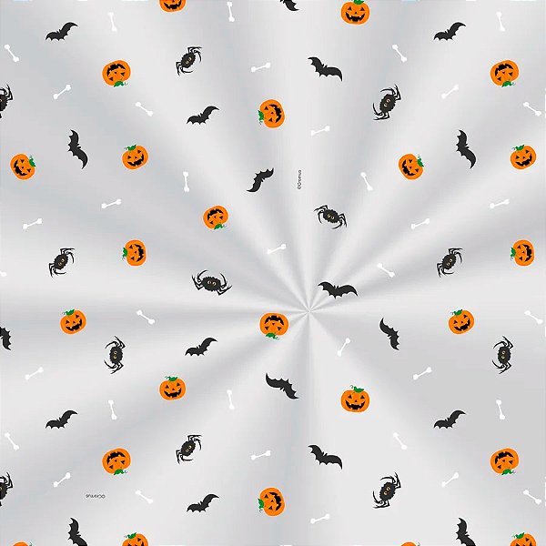 Saco Transparente Decorado - Noite do Terror - 15x29cm - 100 unidades - Cromus - Rizzo