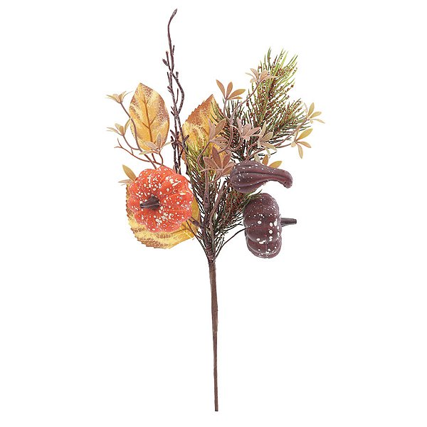 Enfeite de Halloween - Galho de Abóboras - 40cm - 1 unidade - Cromus - Rizzo