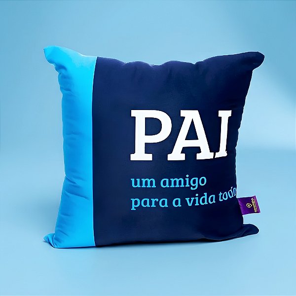 Almofada Pai Amigo Vida Toda 40cm - 1 unidade - Zona Criativa - Rizzo